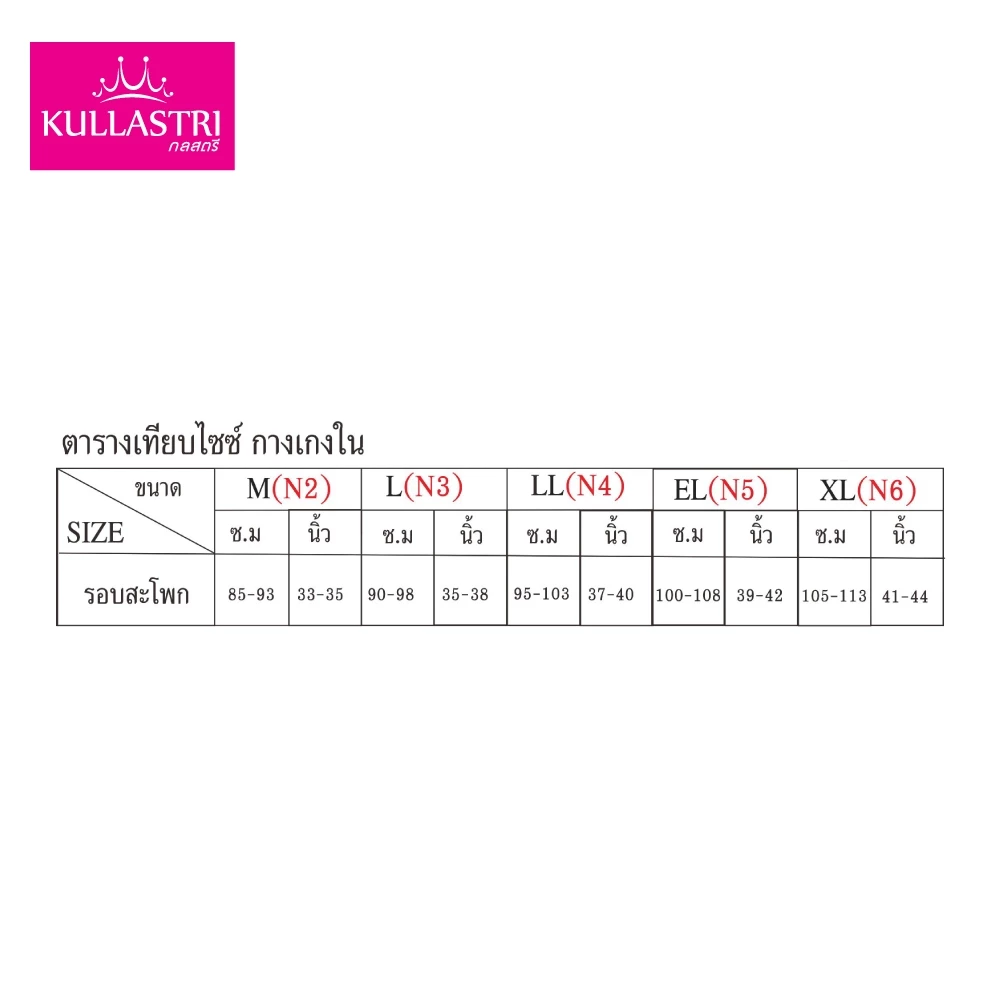 กางเกงชั้นใน แบรนด์ Kullastri รุ่น KP4605 - Image 9