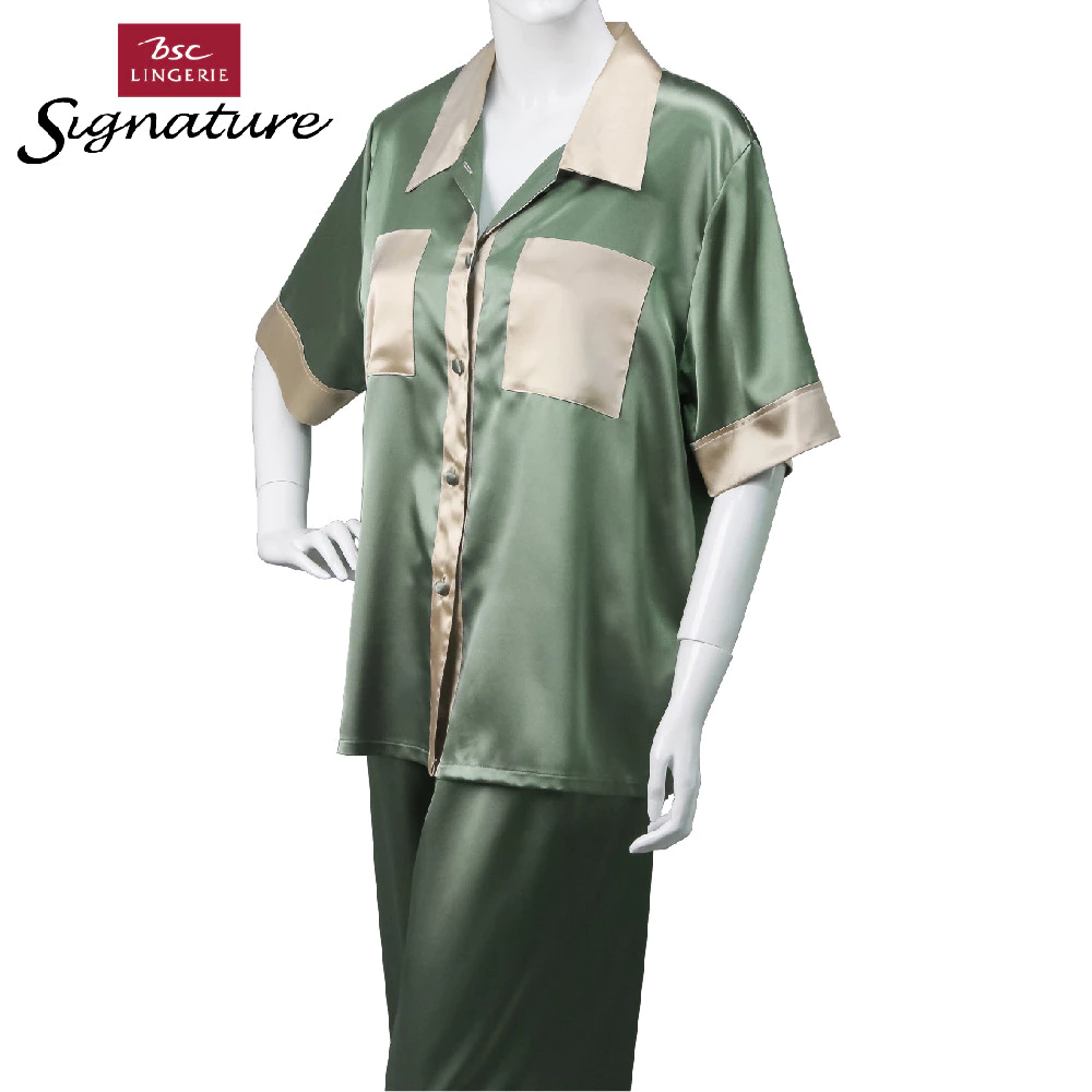 ชุดนอนผ้าซาติน แบรนด์ BSC Signature รุ่น CN9521 - Image 5