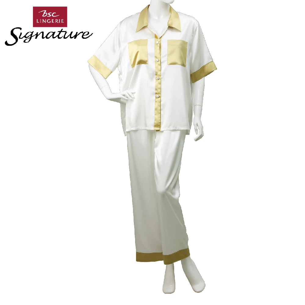 ชุดนอนผ้าซาติน แบรนด์ BSC Signature รุ่น CN9521 - Image 7