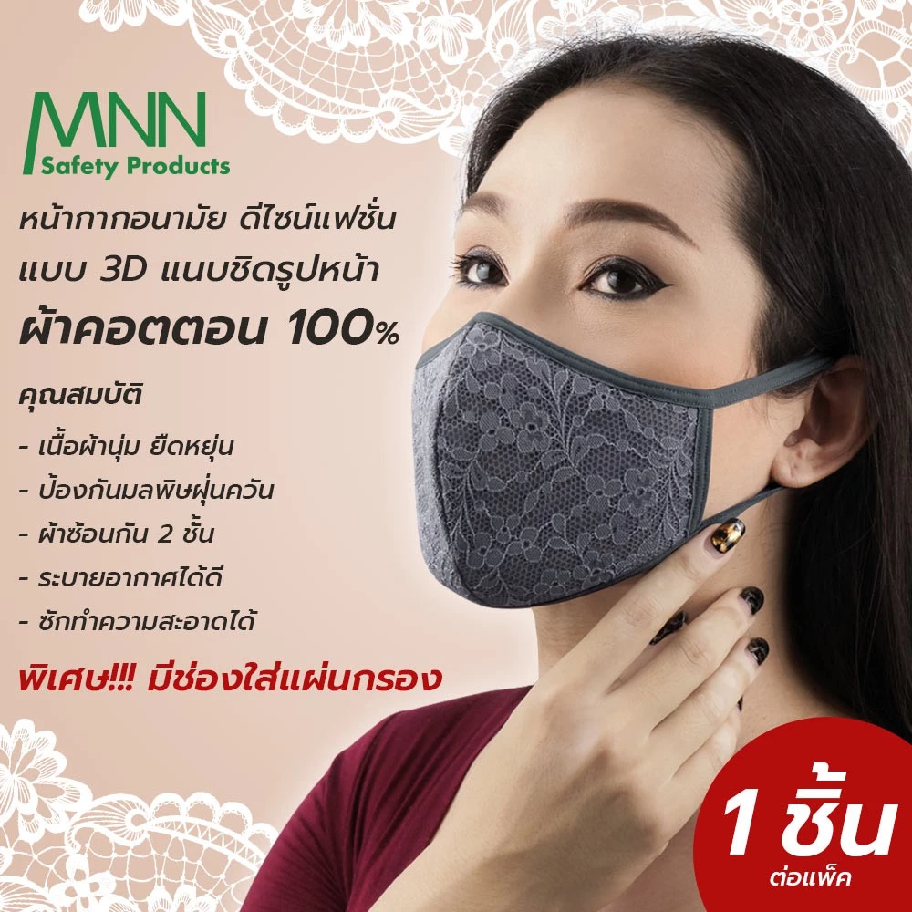 หน้ากากอนามัย แบรนด์MNN รุ่นSZ1003 - Image 6