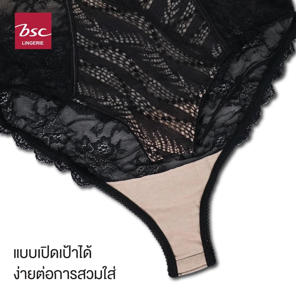 BSC Body Suit แบบซีทรู รหัส BT2107 Clothing ผู้หญิง Women Lady ลูกไม้ เสื้อผ้า ผ้าลูกไม้ Bra กางเกงใน - Image 6