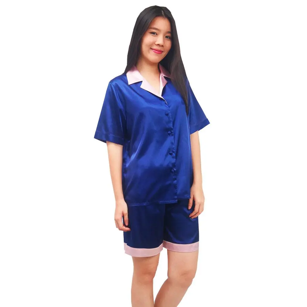 ชุดนอนซาติน เสื้อแขนสั้น+กางเกงขาสั้น แบรนด์ Parada รุ่น CW9505 - Image 3
