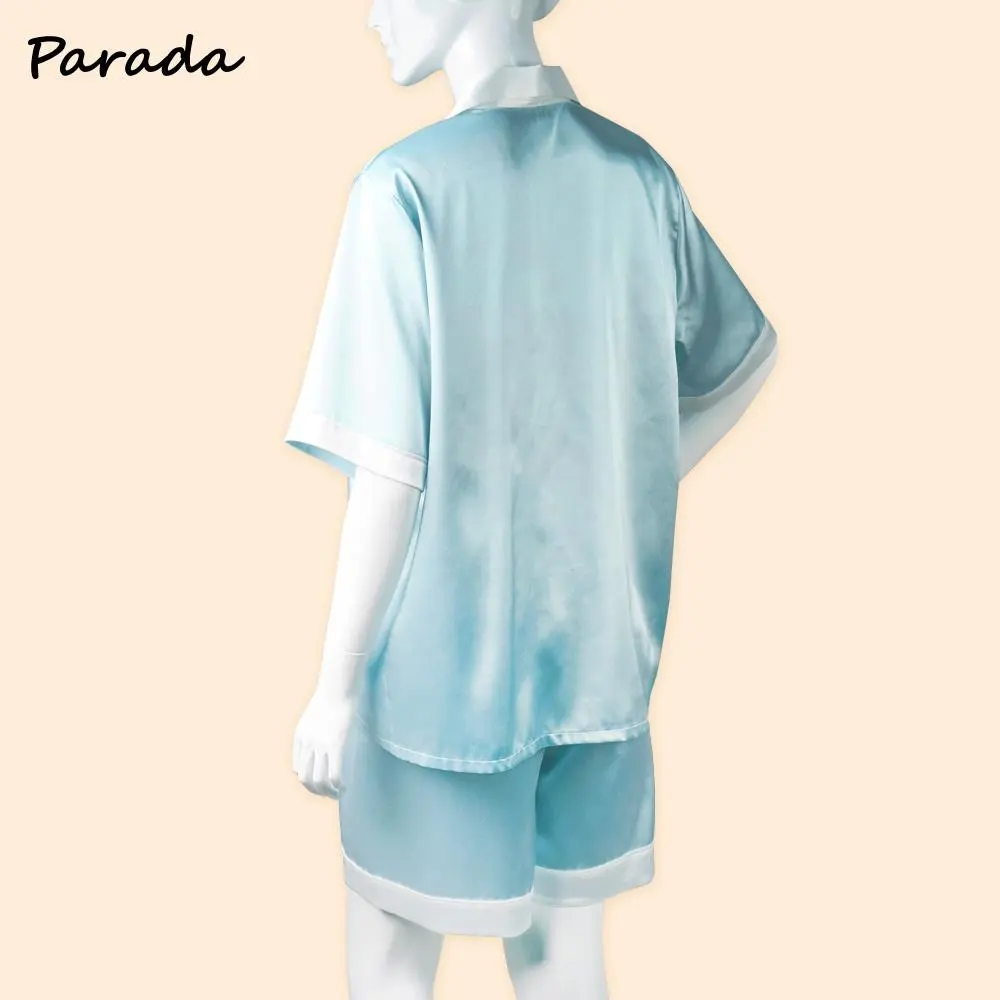 ชุดนอนเสื้อแขนสั้น+กางเกงขาสั้น ผ้าซาติน แบรนด์ Parada รุ่น CW9506 - Image 5