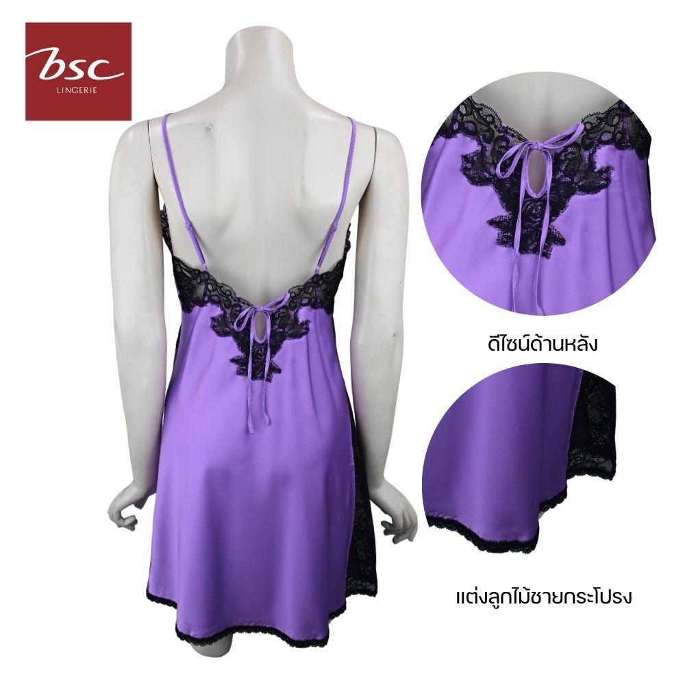 BSC Lingerie Night Wear ชุดนอนเซ็กซี่รูปเเบบกระโปรงสั้น รุ่น BN2116 - Image 5