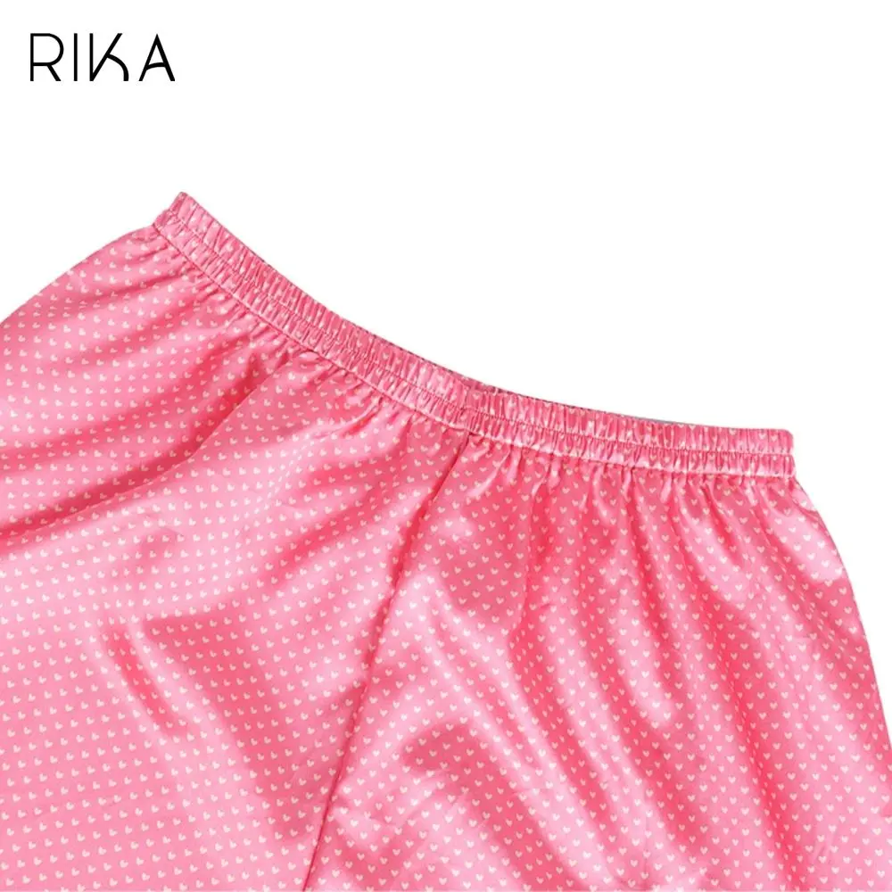 ชุดนอนผ้าซาตินพิมพ์ลาย แบรนด์ Rika รุ่น FV3027 - Image 5