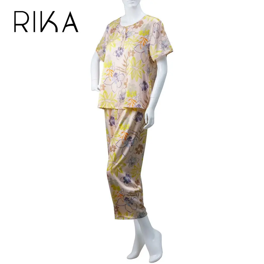 ชุดนอนผ้าซาตินพิมพ์ลาย แบรนด์ Rika รุ่น FV3050 - Image 13