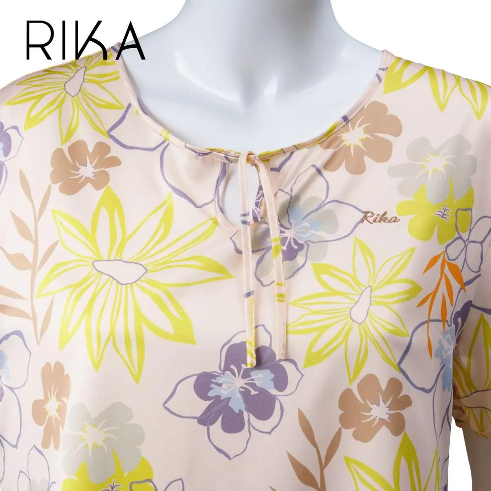 ชุดนอนผ้าซาตินพิมพ์ลาย แบรนด์ Rika รุ่น FV3050 - Image 11