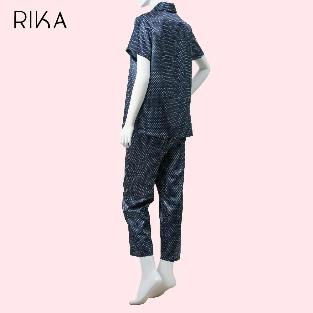 ชุดนอนผ้าซาตินพิมพ์ลาย แบรนด์ Rika รุ่น FV3057 - Image 6
