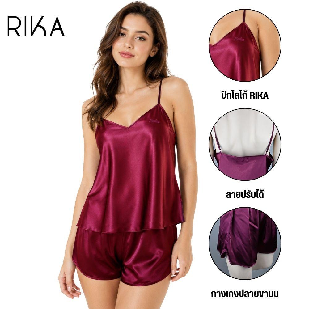 ชุดนอน Daywear ผ้าซาติน แบรนด์ RIKA รุ่น RD1A01 - Image 8