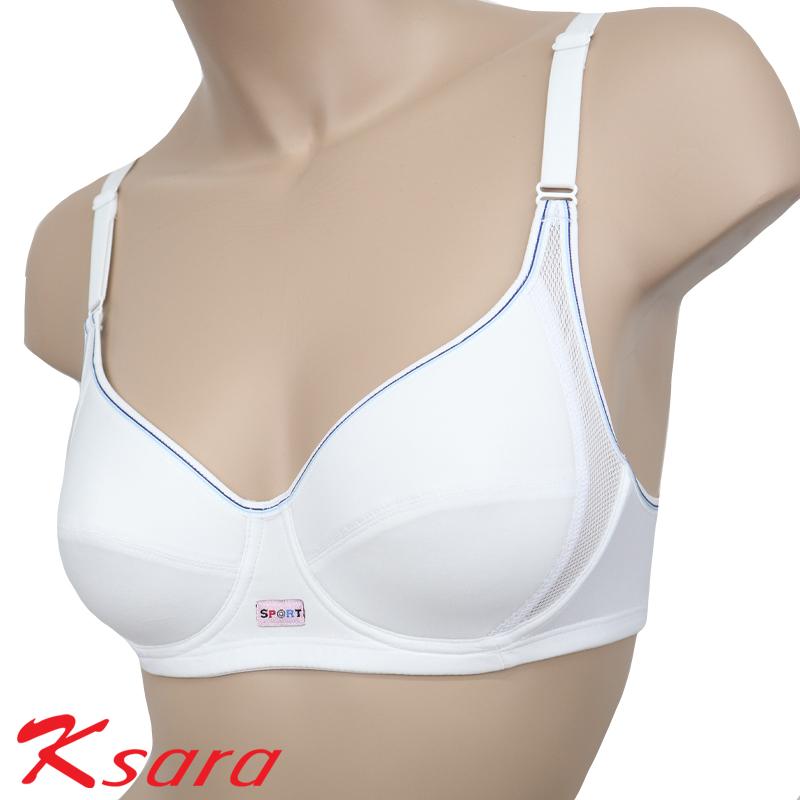 เสื้อชั้นในสปอร์ตบรา KSARA รุ่น KB2332 Sport สวมใส่สบาย ปรับได้ 2 ระดับ ตะขอหลัง ดีไซน์ทรงสปอร์ตผ้าซ้อน 2 ชั้น ฟองน้ำ ออกกำลังกาย - Image 2