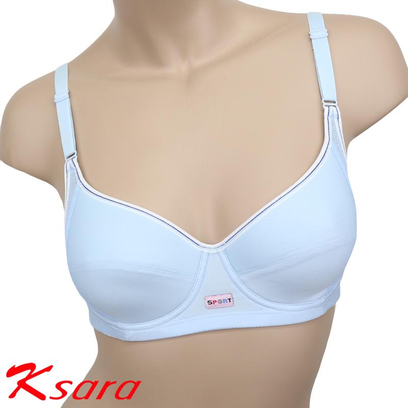 เสื้อชั้นในสปอร์ตบรา KSARA รุ่น KB2332 Sport สวมใส่สบาย ปรับได้ 2 ระดับ ตะขอหลัง ดีไซน์ทรงสปอร์ตผ้าซ้อน 2 ชั้น ฟองน้ำ ออกกำลังกาย - Image 4